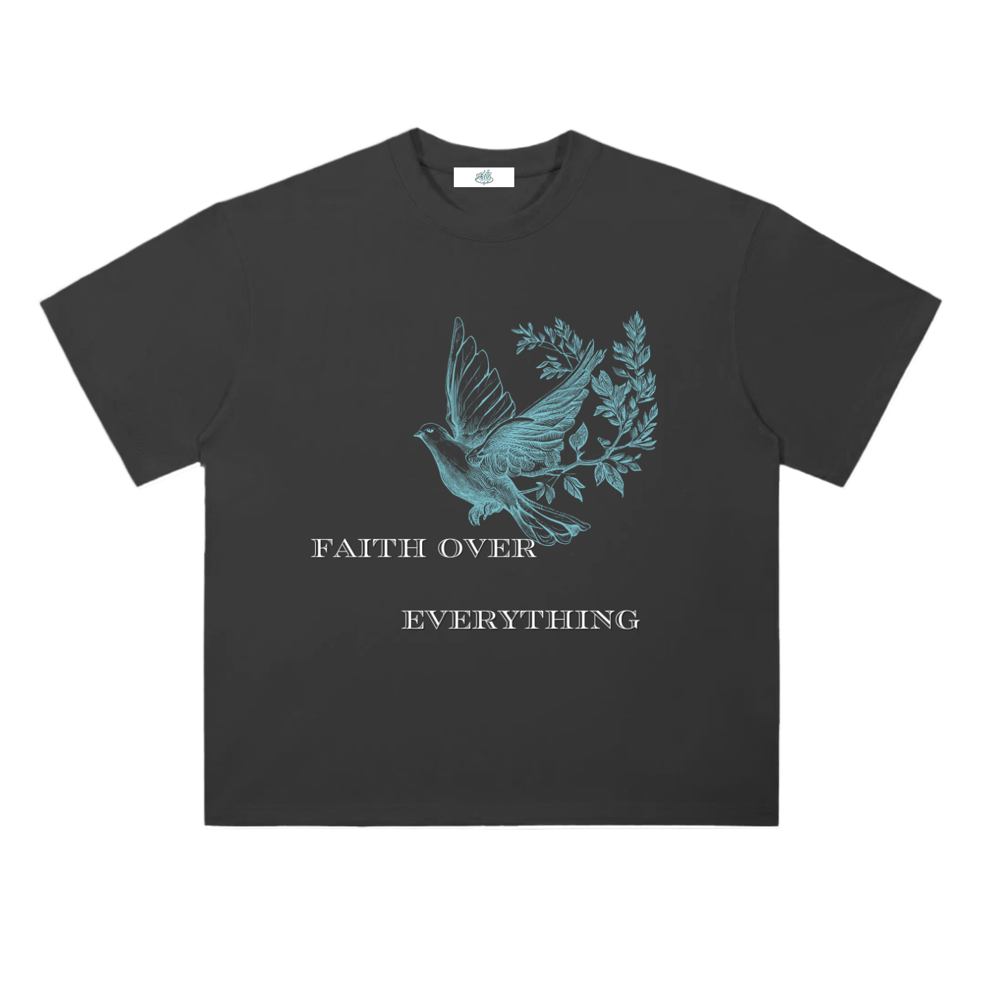 Heavyweight Drop Shoulder Cotton T-Shirt