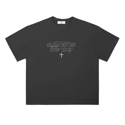 Heavyweight Drop Shoulder Cotton T-Shirt