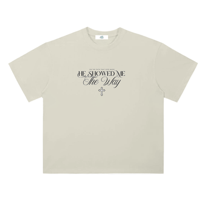 Heavyweight Drop Shoulder Cotton T-Shirt