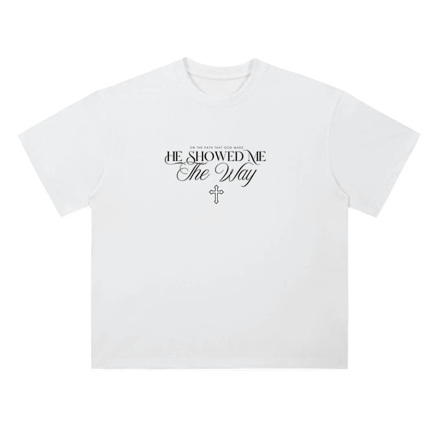 Heavyweight Drop Shoulder Cotton T-Shirt