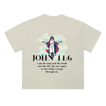 Heavyweight Drop Shoulder Cotton T-Shirt