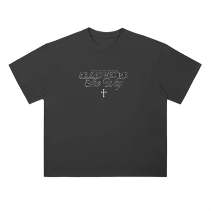 Heavyweight Drop Shoulder Cotton T-Shirt