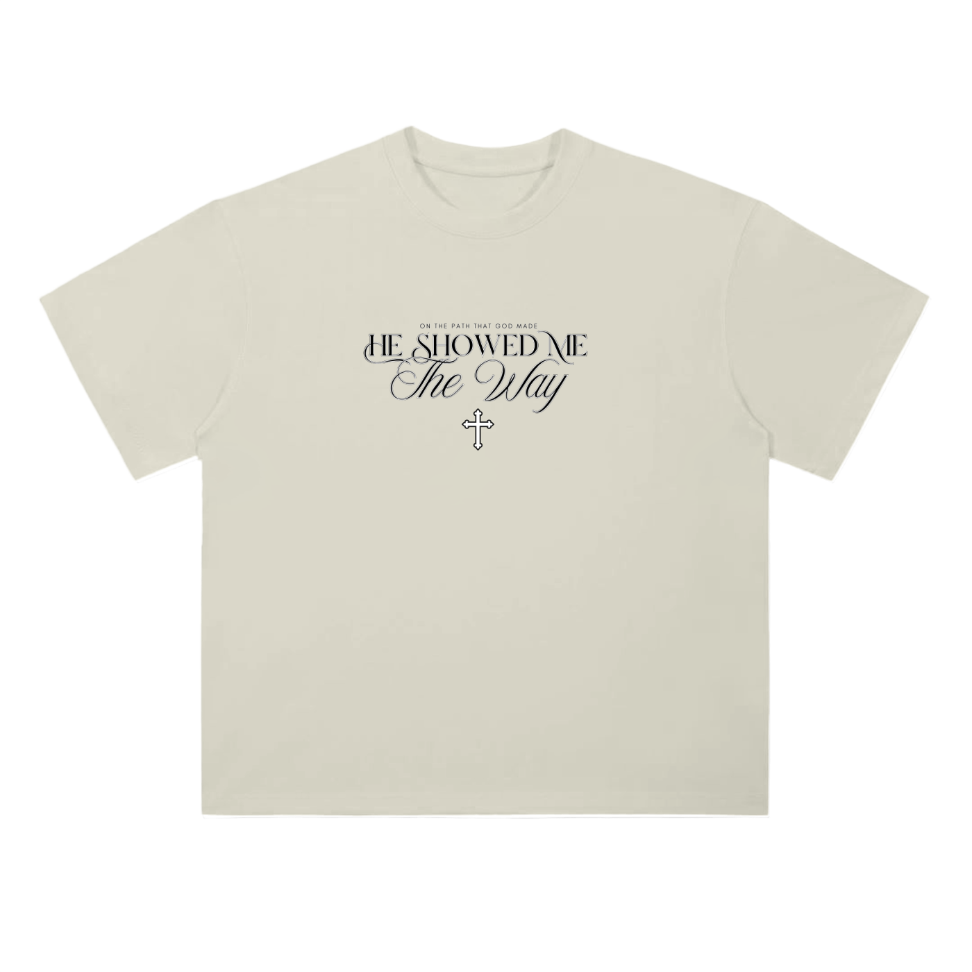 Heavyweight Drop Shoulder Cotton T-Shirt