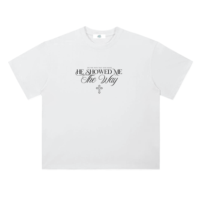 Heavyweight Drop Shoulder Cotton T-Shirt